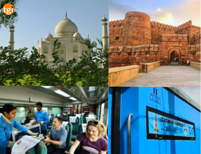 Same Day Taj Mahal Tour by Gatiman Express Train